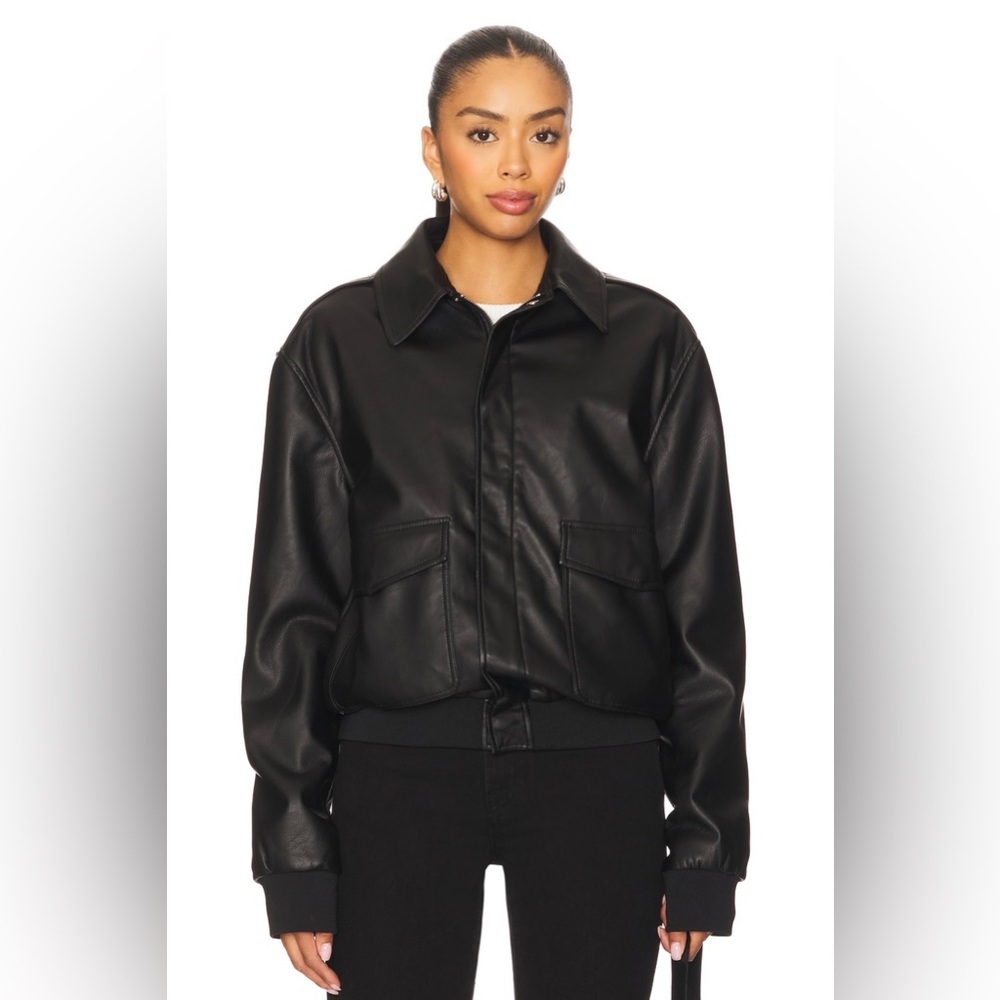All The Ways Tessa Faux Leather Jacket